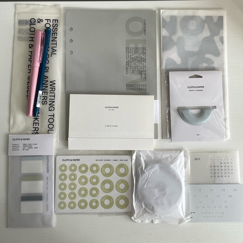Cloth & Paper May Intention Box Items